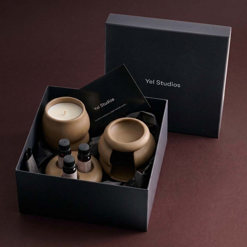 Aromatherapy Essential Oil & Soy Wax Candle Gift Set