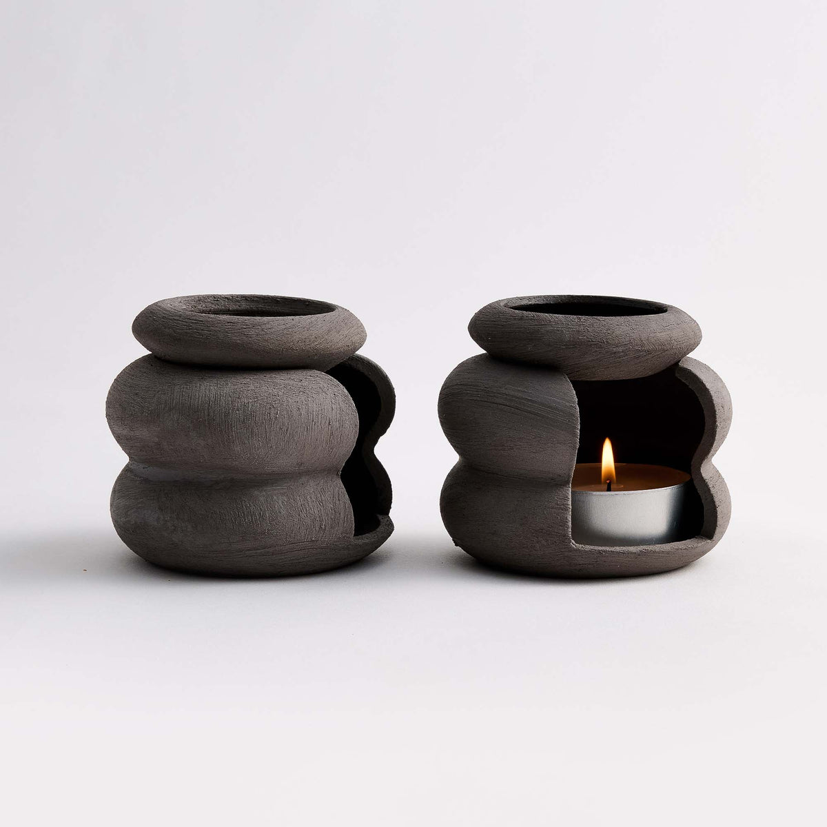 Ceramic Essential Oil Burner & Wax Melt Warmer Set of 2