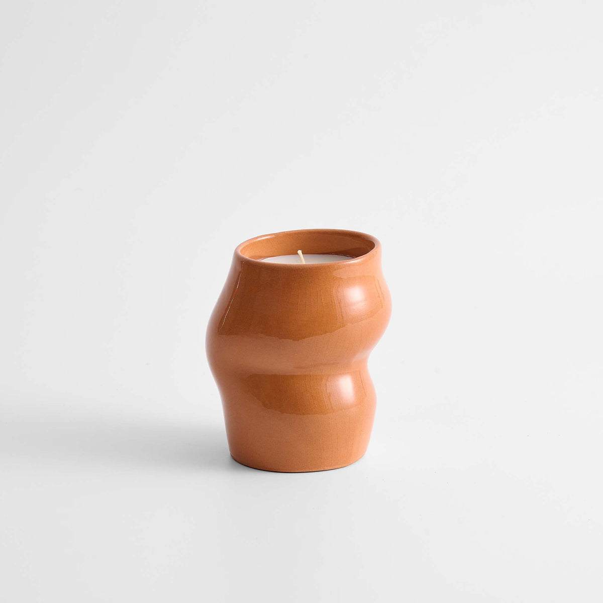Handmade Glazed Ceramic Soy Wax Candle