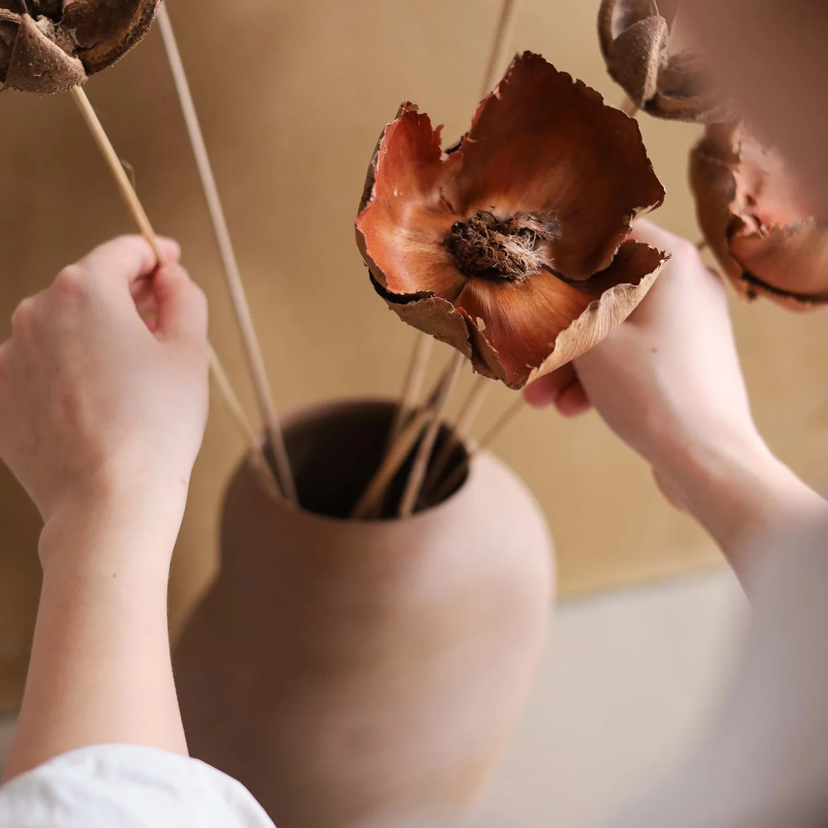 Handmade Sculptural Stoneware Vase