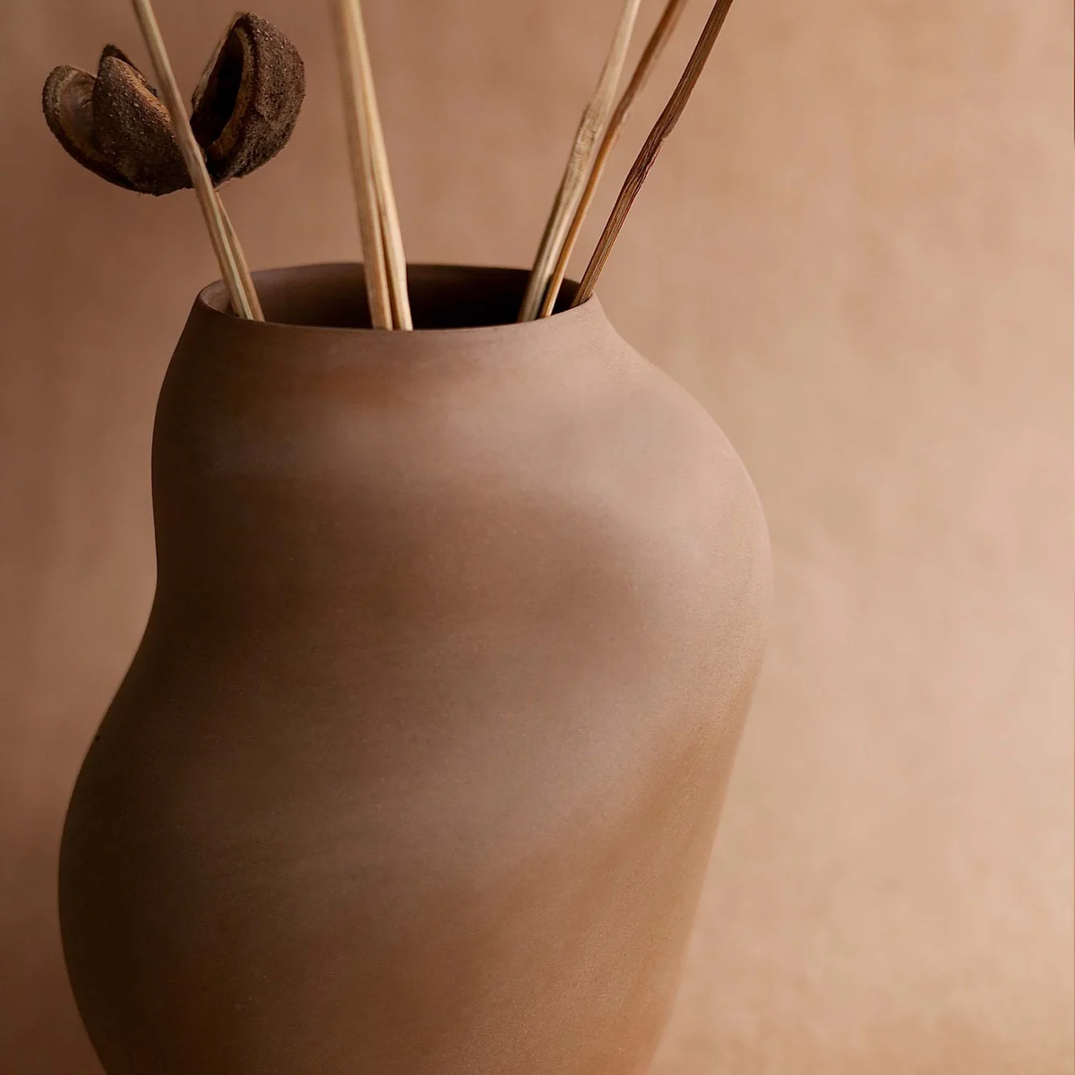 Handmade Sculptural Stoneware Vase