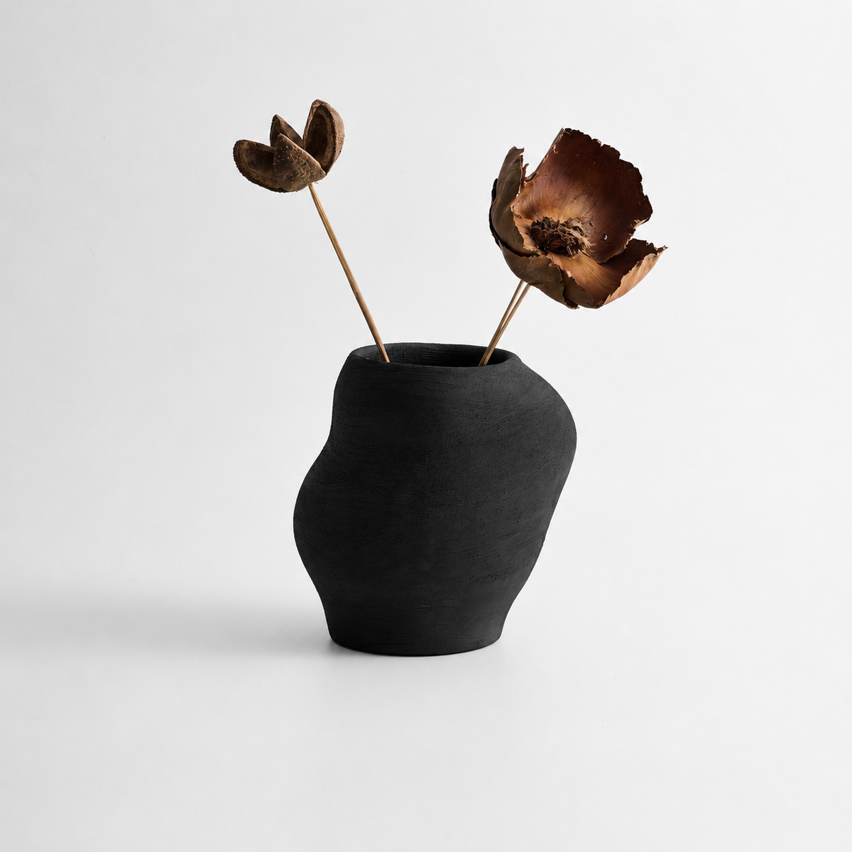Limited Edition Sculptural Stoneware Vase
