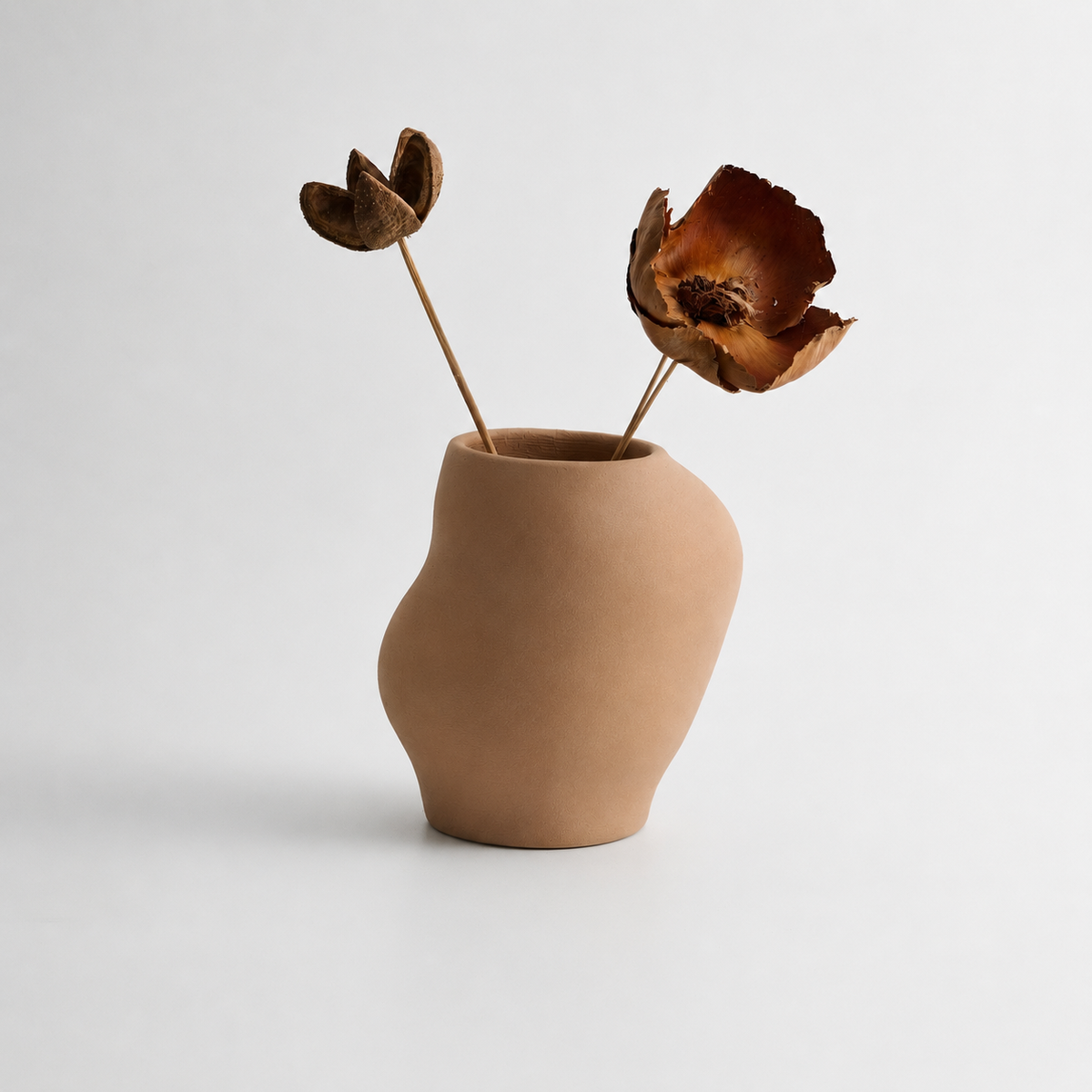 Limited Edition Sculptural Stoneware Vase