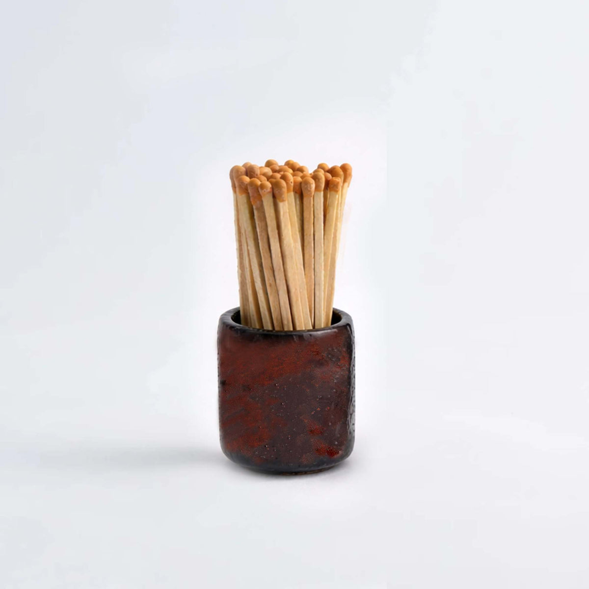 Handmade Ceramic Matchstick Holder & Incense Storage