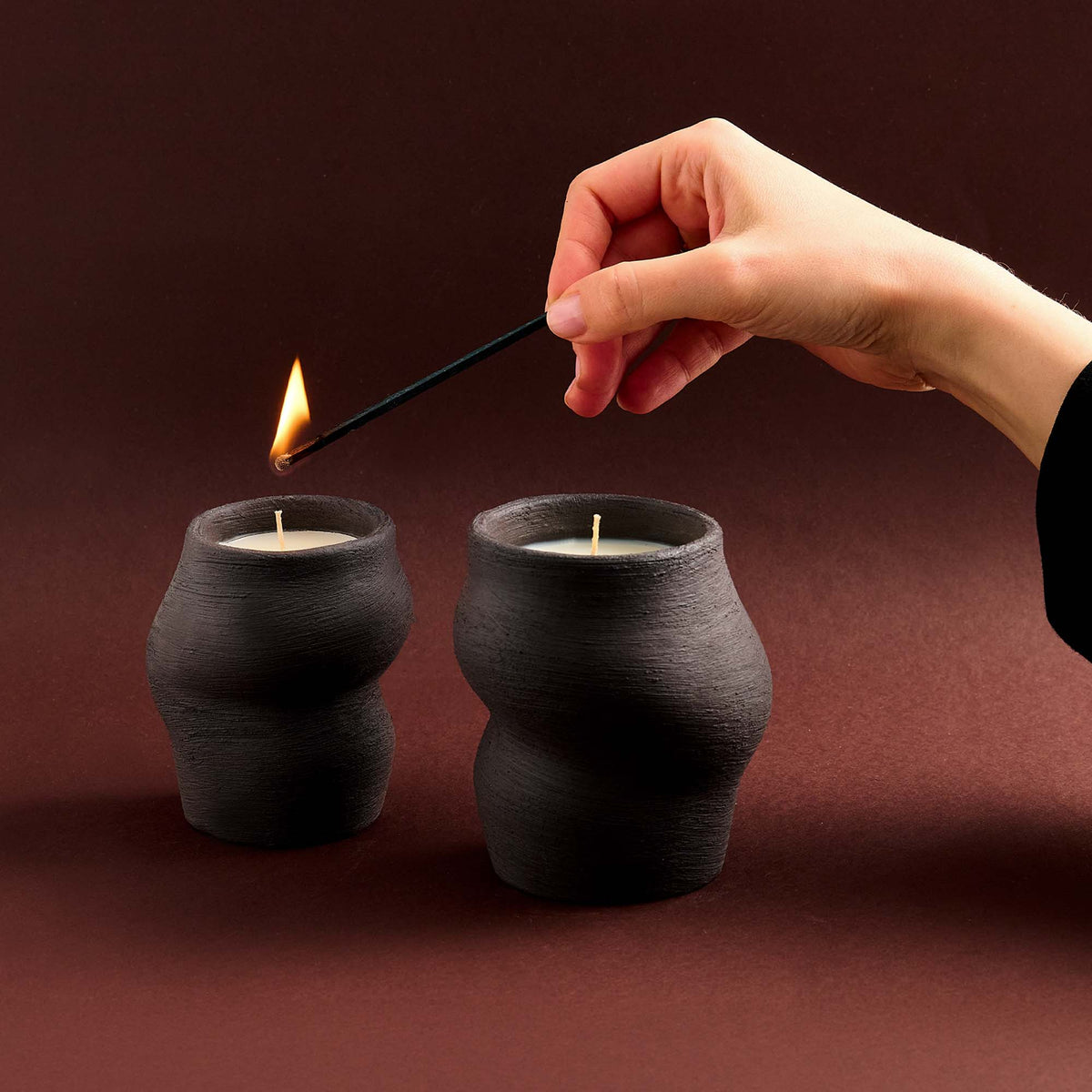 Luxury Ceramic Soy Wax Candle Set of 2