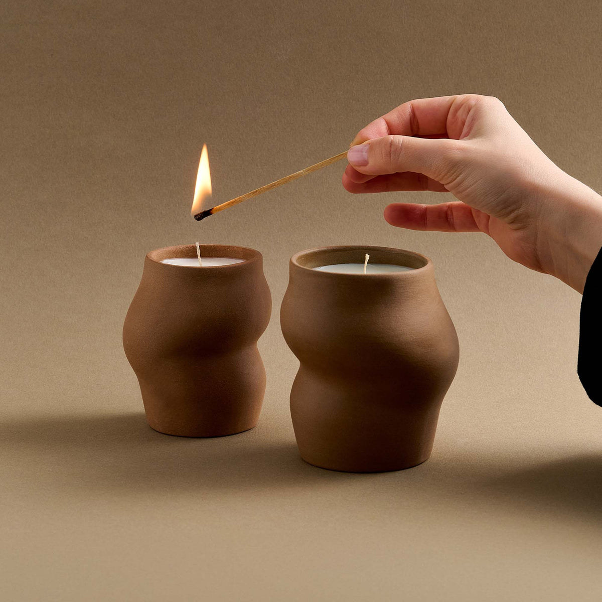 Luxury Ceramic Soy Wax Candle Set of 2