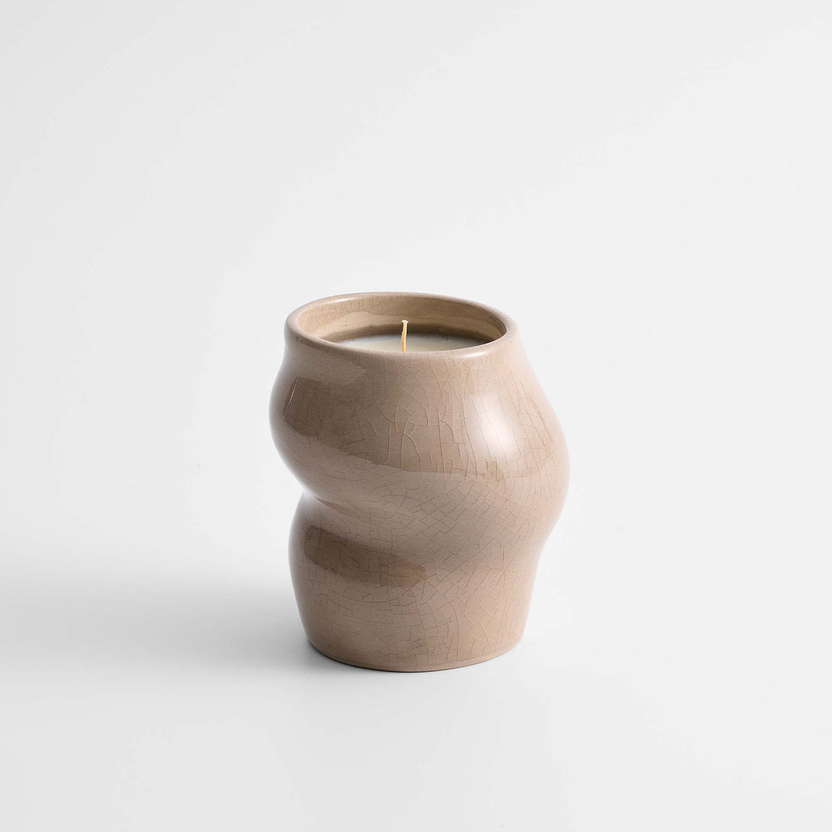 Handmade Glazed Ceramic Soy Wax Candle
