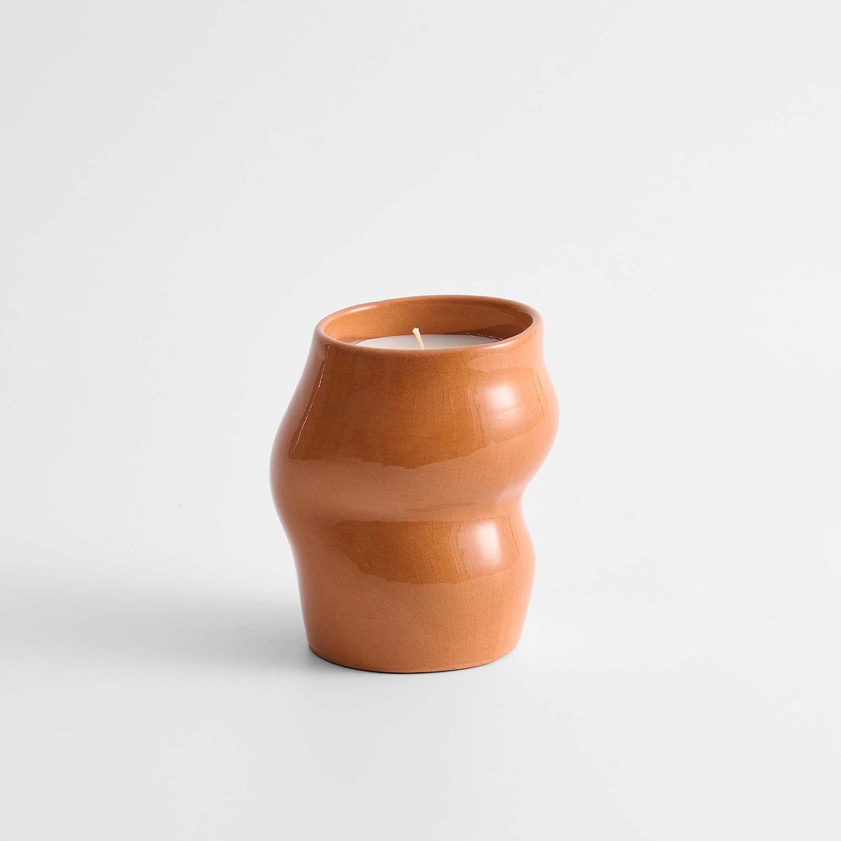 Handmade Glazed Ceramic Soy Wax Candle