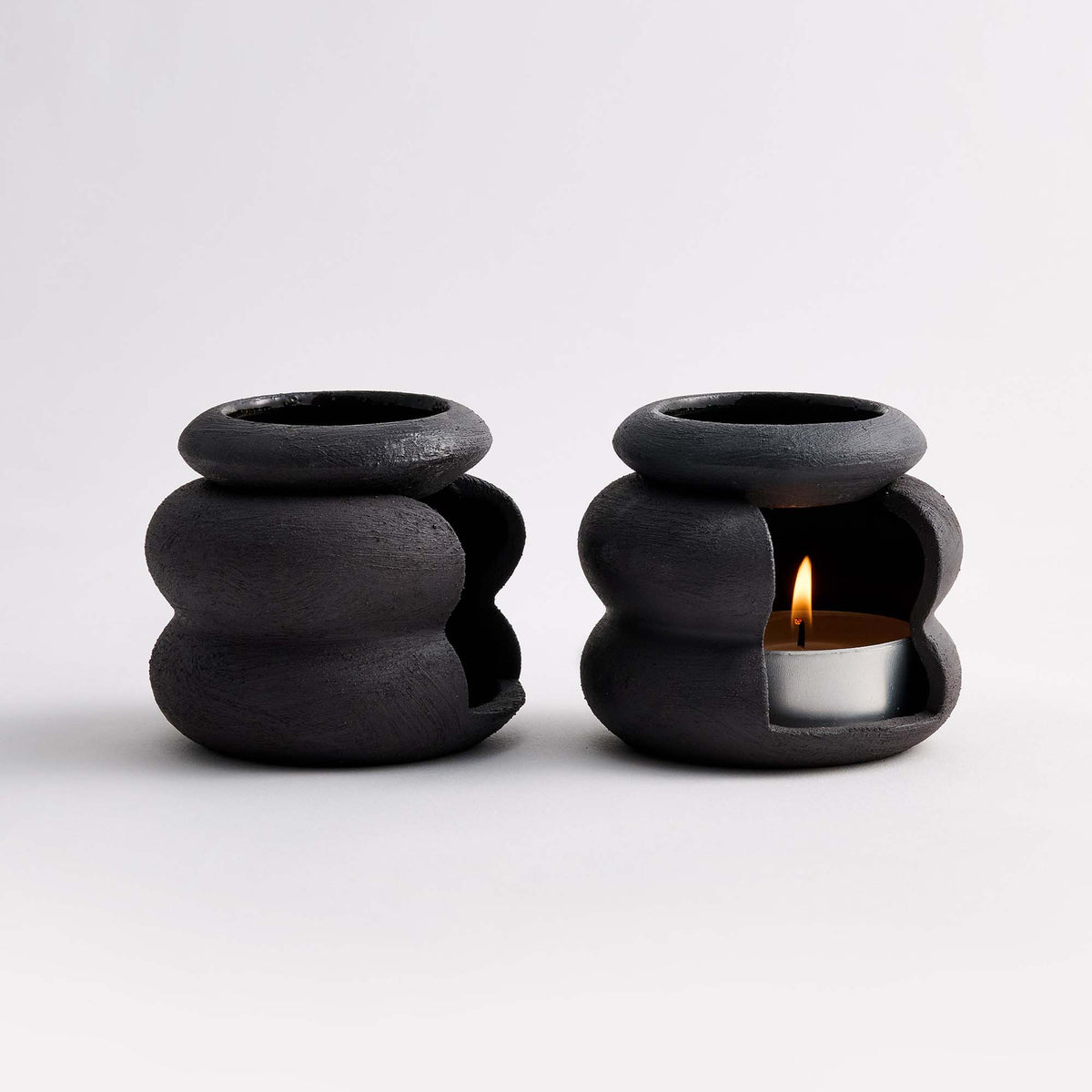 Ceramic Essential Oil Burner & Wax Melt Warmer Set of 2