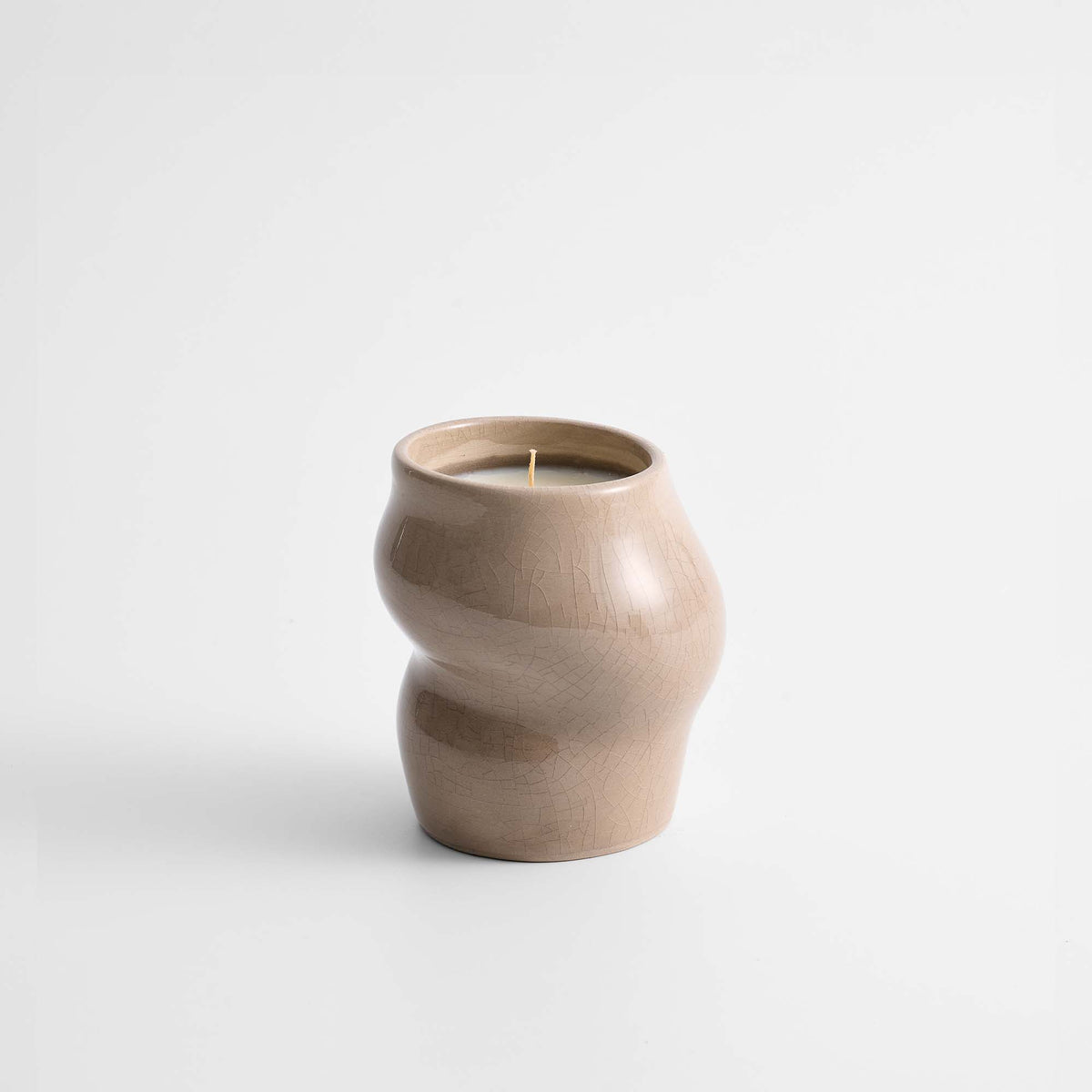 Handmade Glazed Ceramic Soy Wax Candle
