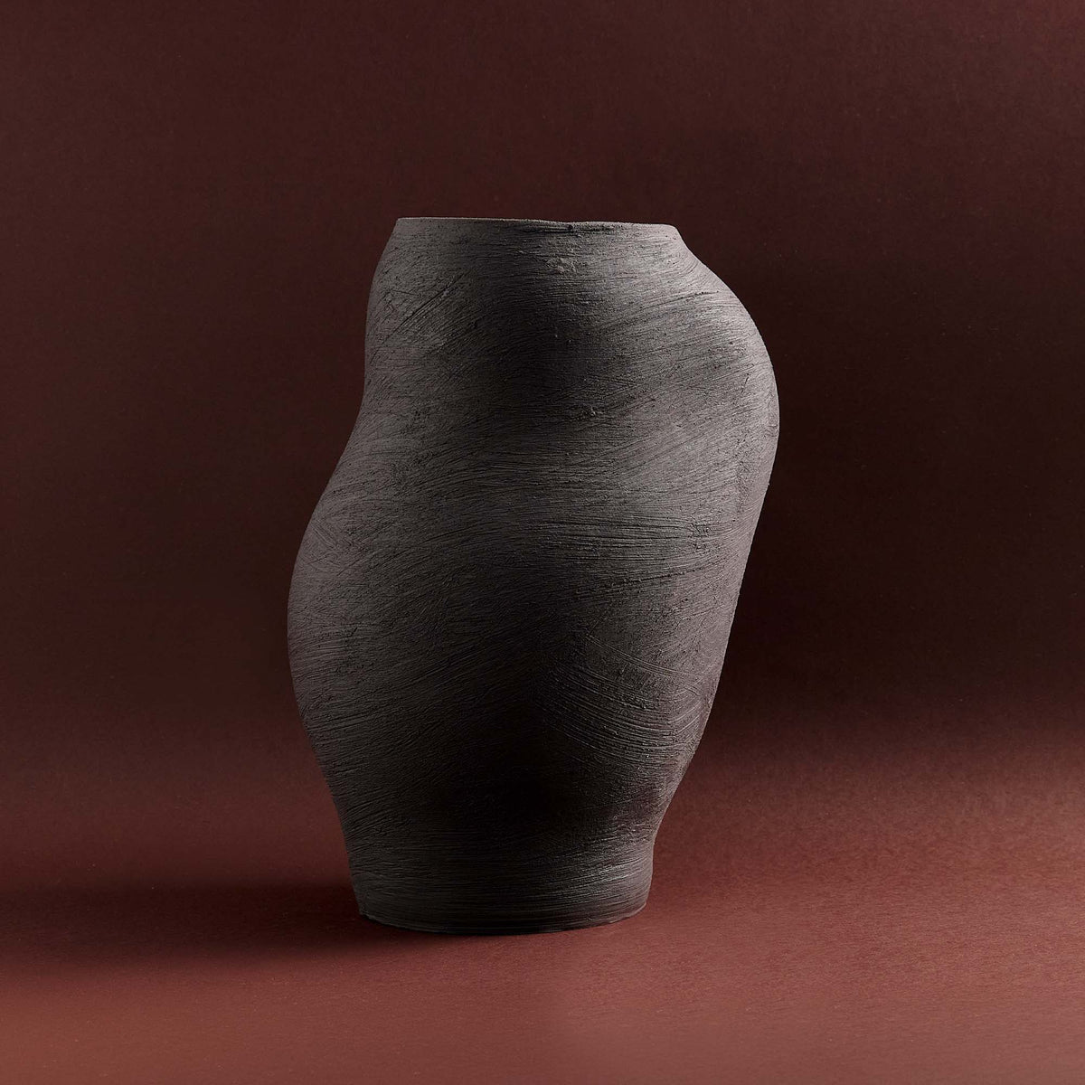 Handmade Sculptural Stoneware Vase