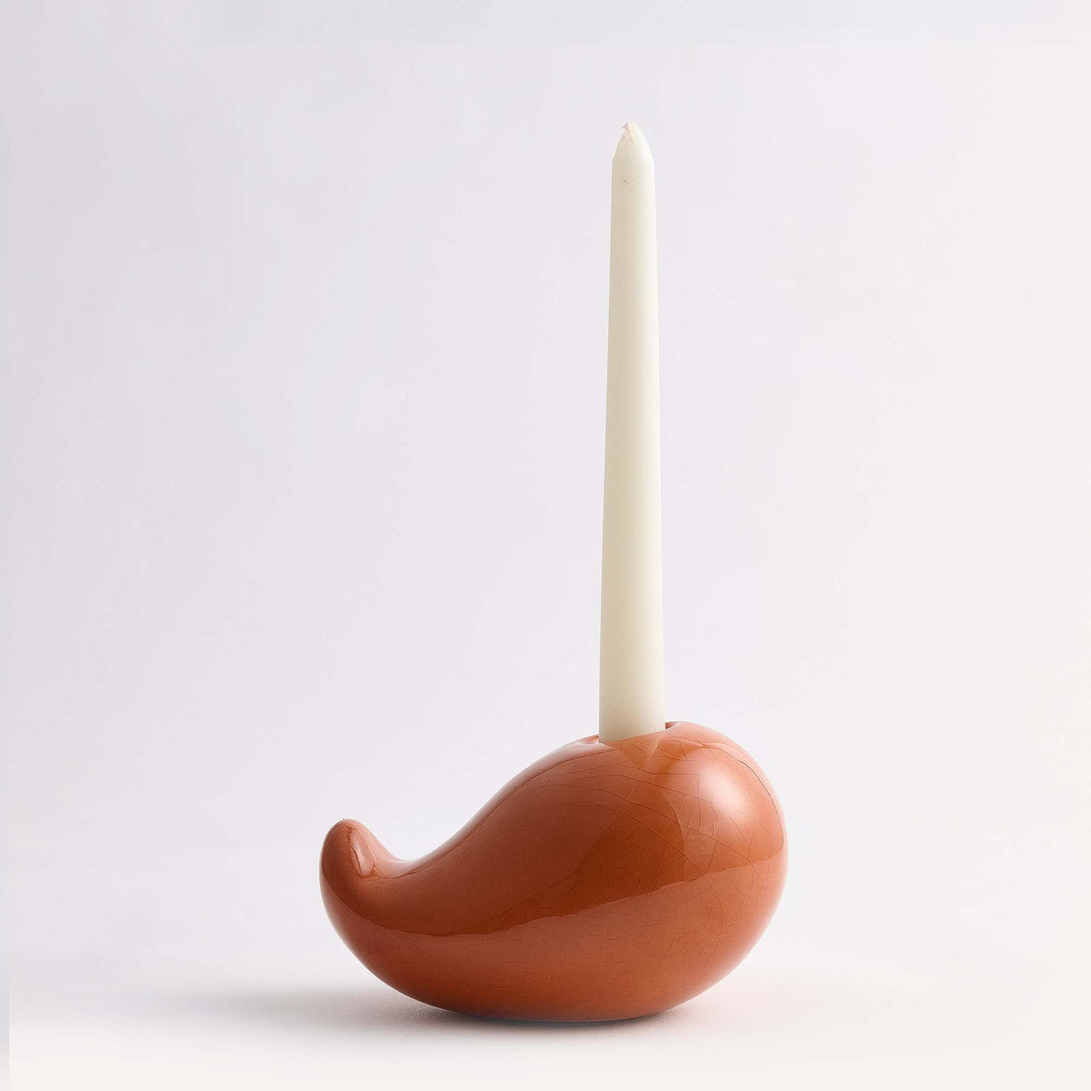 Ceramic Candle Holder & Modern Sculptural  Taper Candlestick
