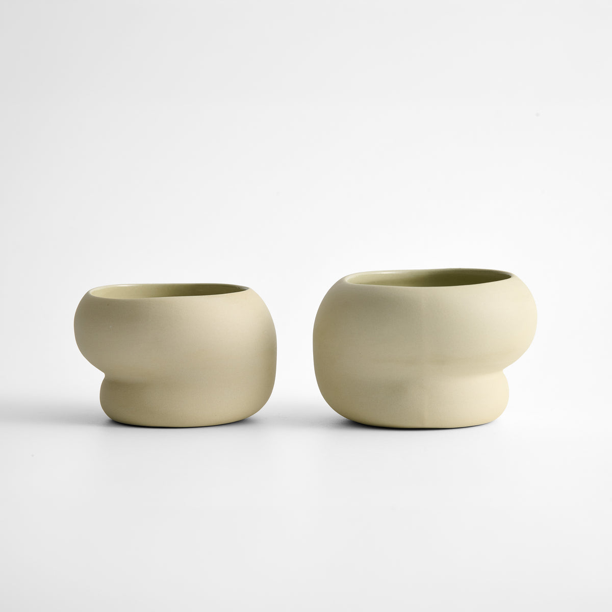Handmade Stoneware Coffee Mug Set of 2