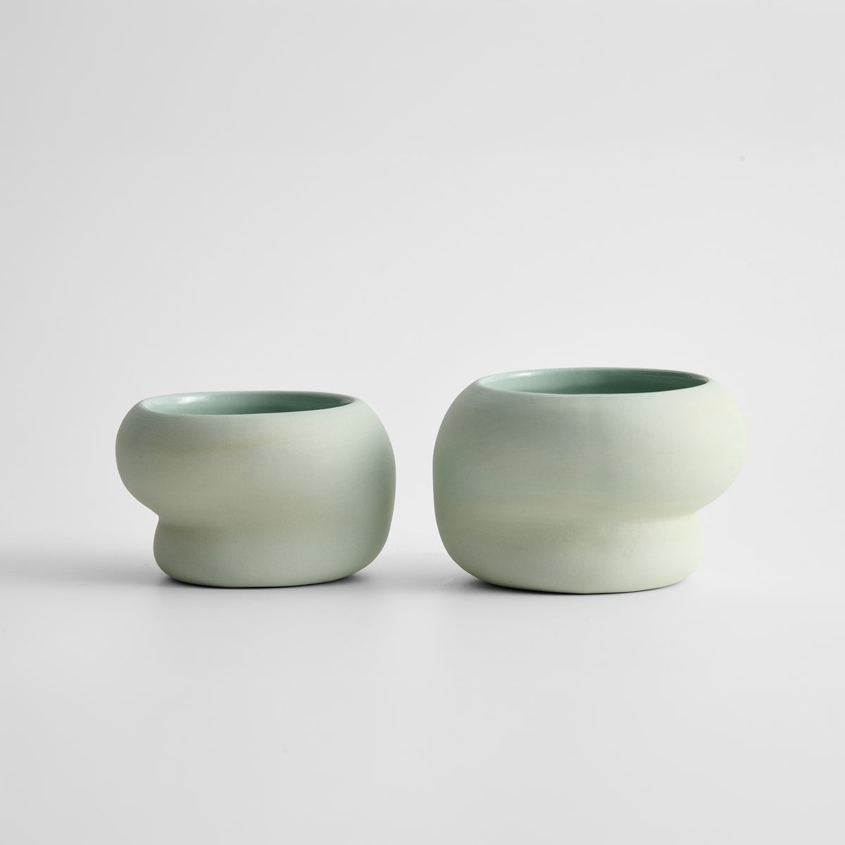 Handmade Stoneware Coffee Mug Set of 2