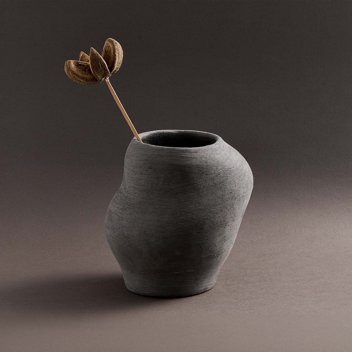 Limited Edition Sculptural Stoneware Vase