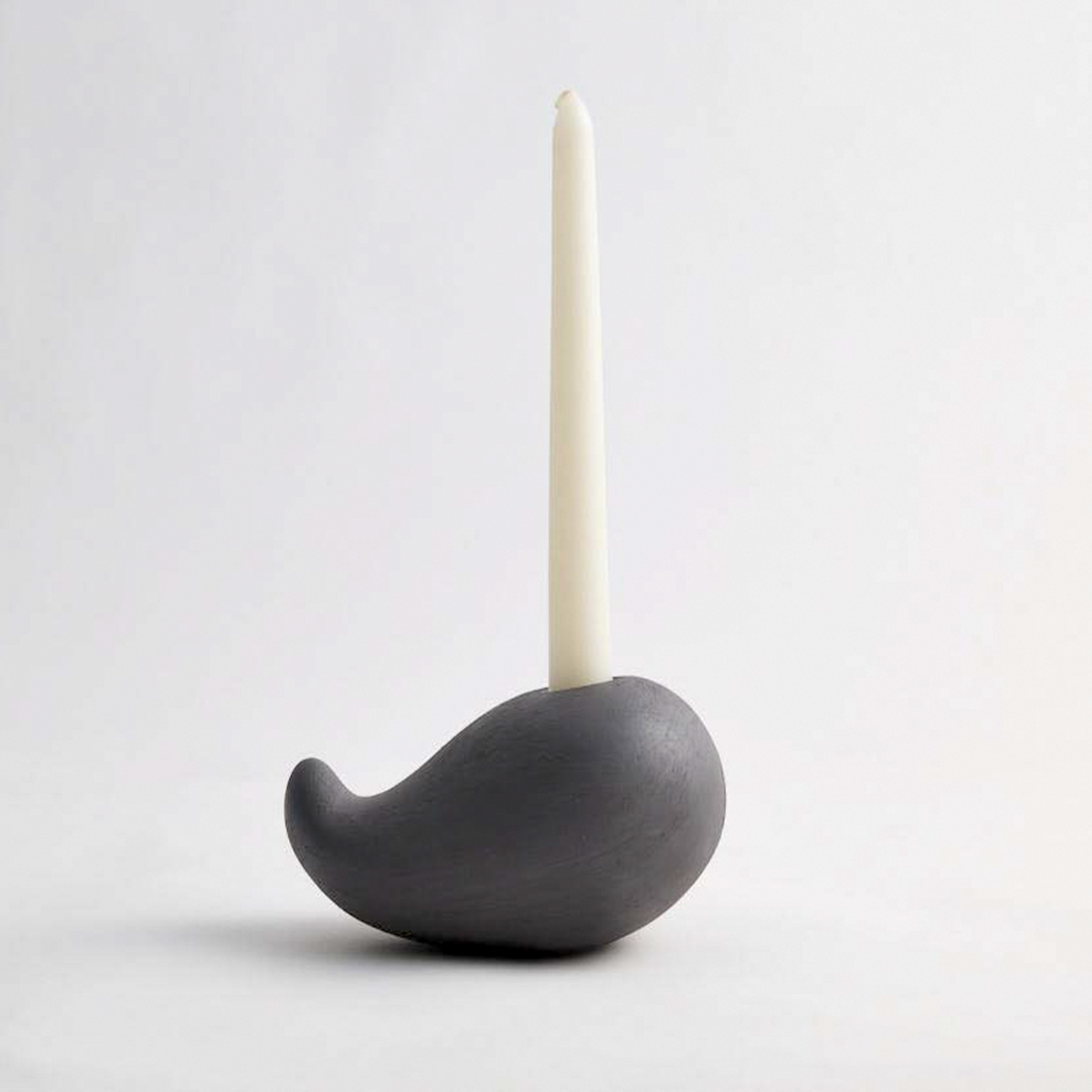 Anthracite Ceramic Candle Holder, Incense Burner & Essential Oil Warmer Set