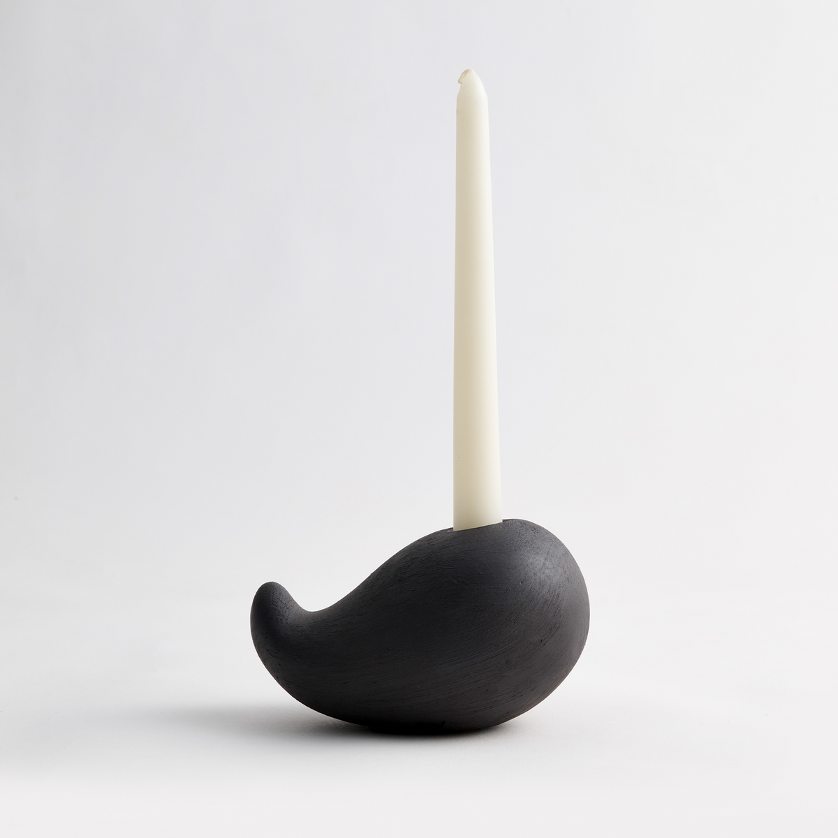 Black Ceramic Candle Holder, Incense Burner & Essential Oil Warmer Set