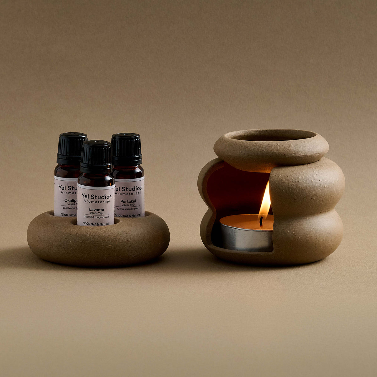 Aromatherapy Essential Oil & Soy Wax Candle Gift Set