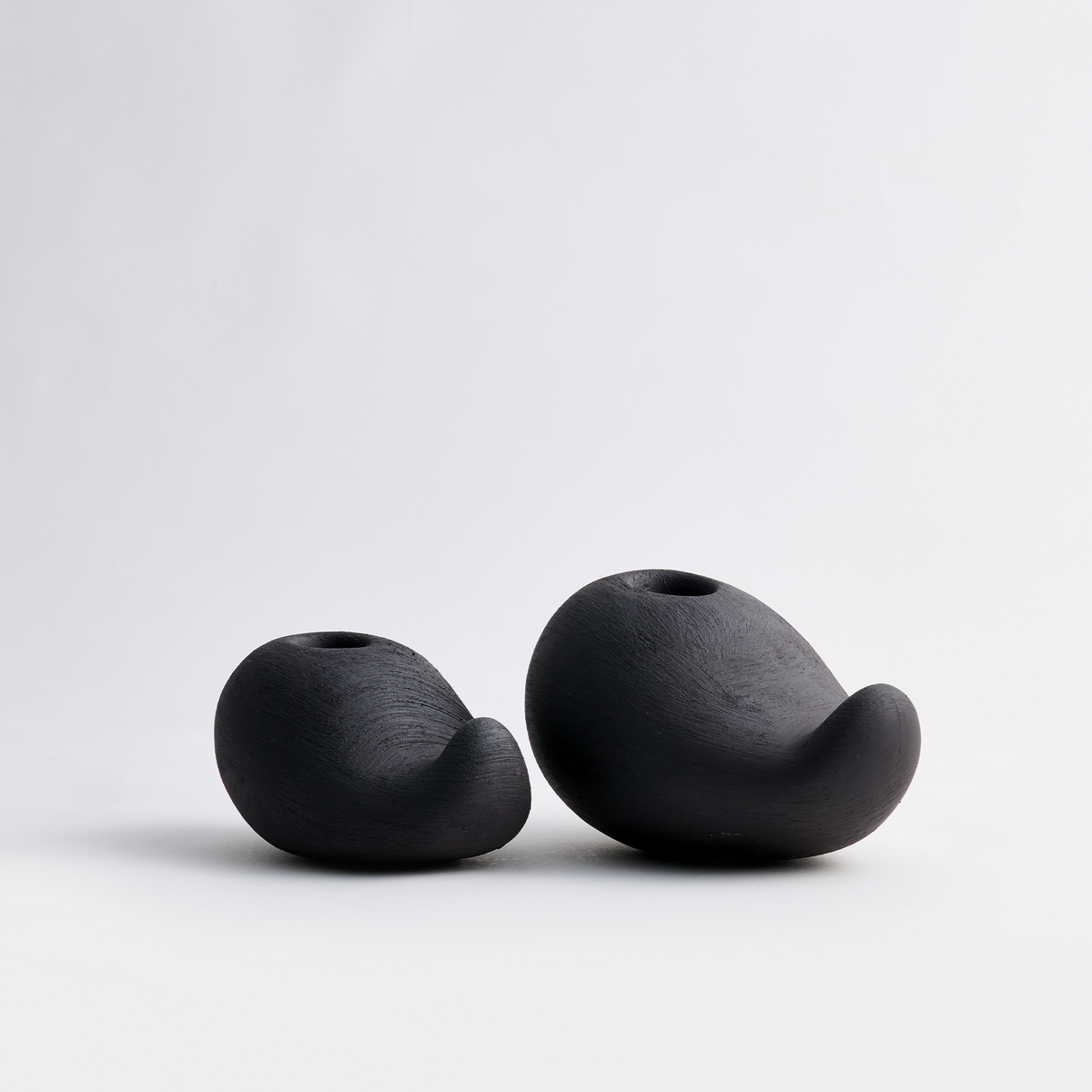 Modern Ceramic Taper Candle Holder Set of 2