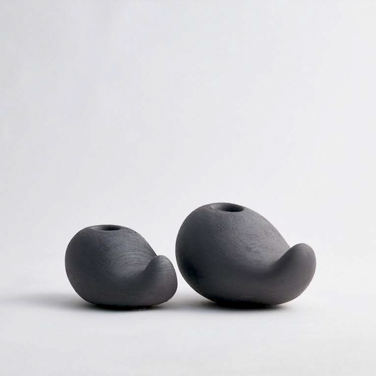 Modern Ceramic Taper Candle Holder Set of 2