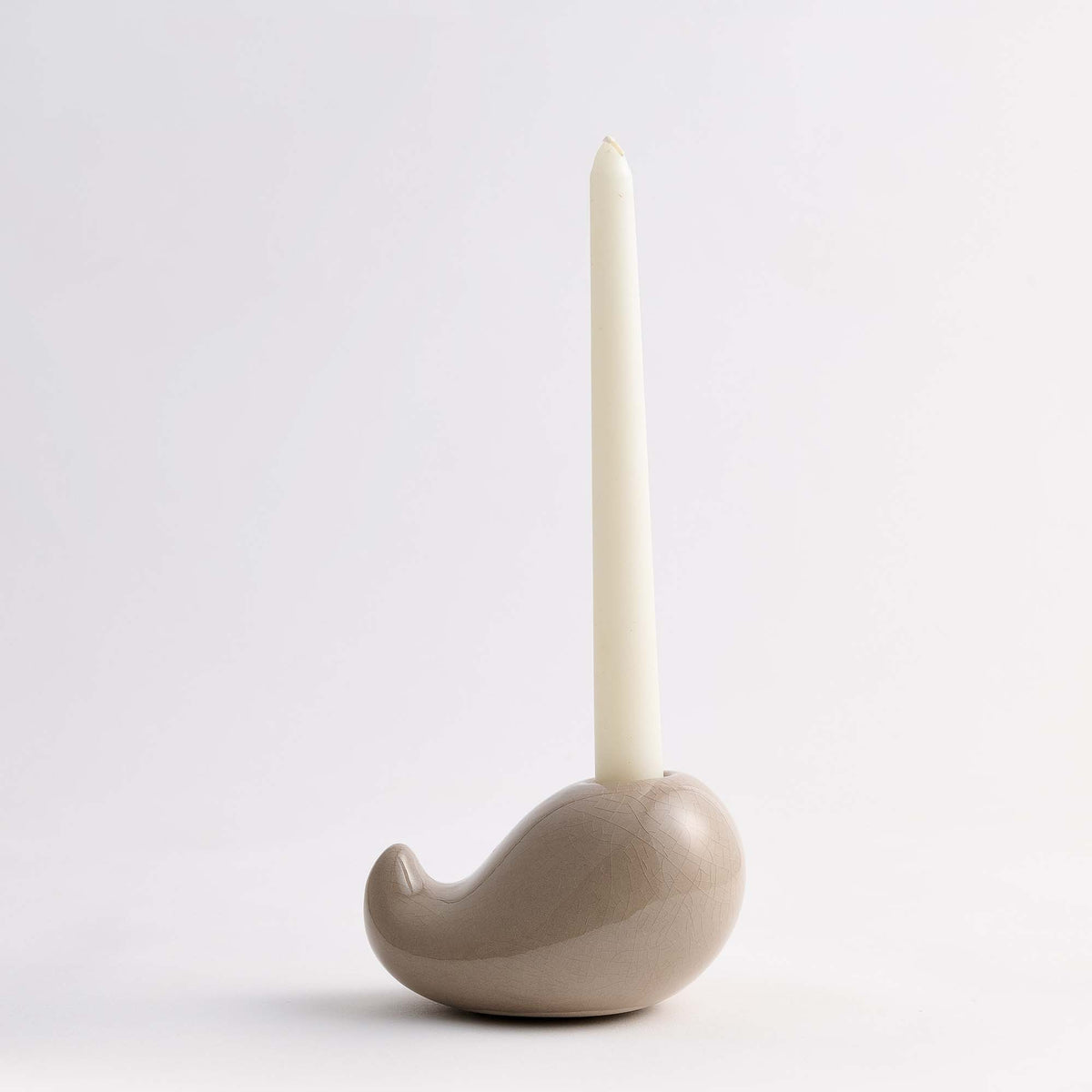 Ceramic Candle Holder & Modern Sculptural  Taper Candlestick