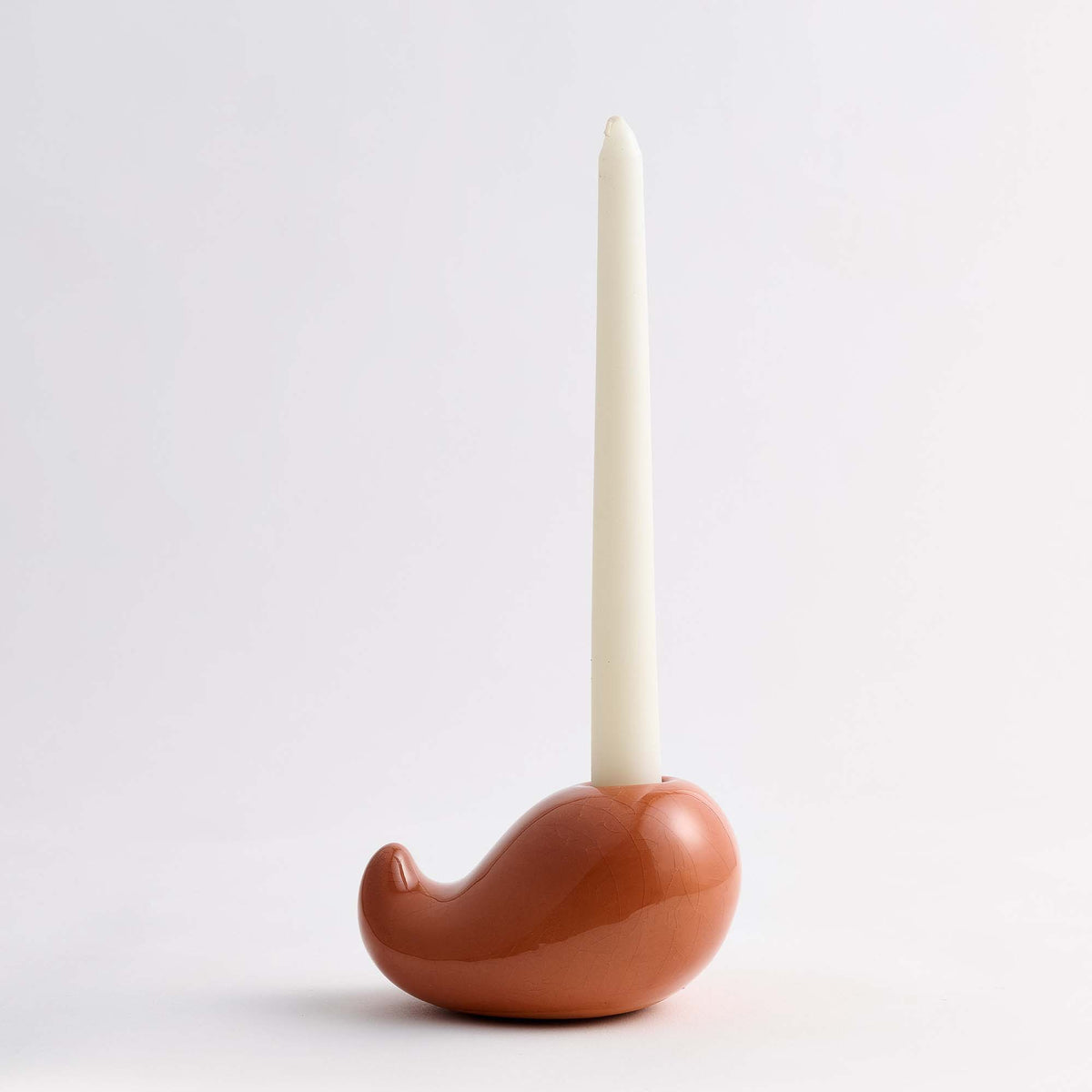 Ceramic Candle Holder & Modern Sculptural  Taper Candlestick