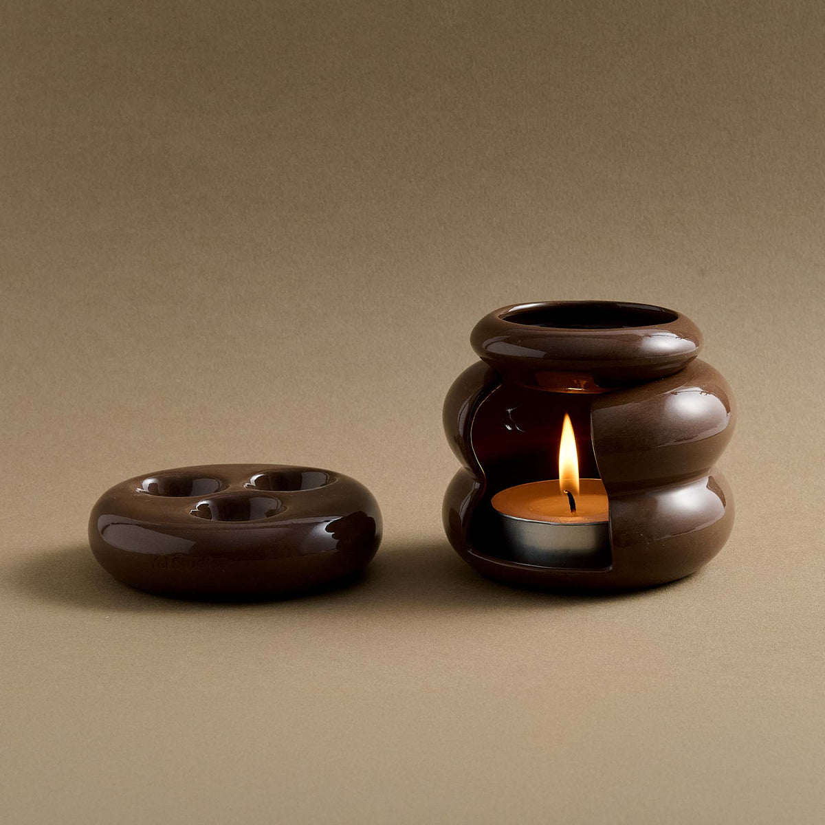 Ceramic Essential Oil Warmer & Oil Stand Set