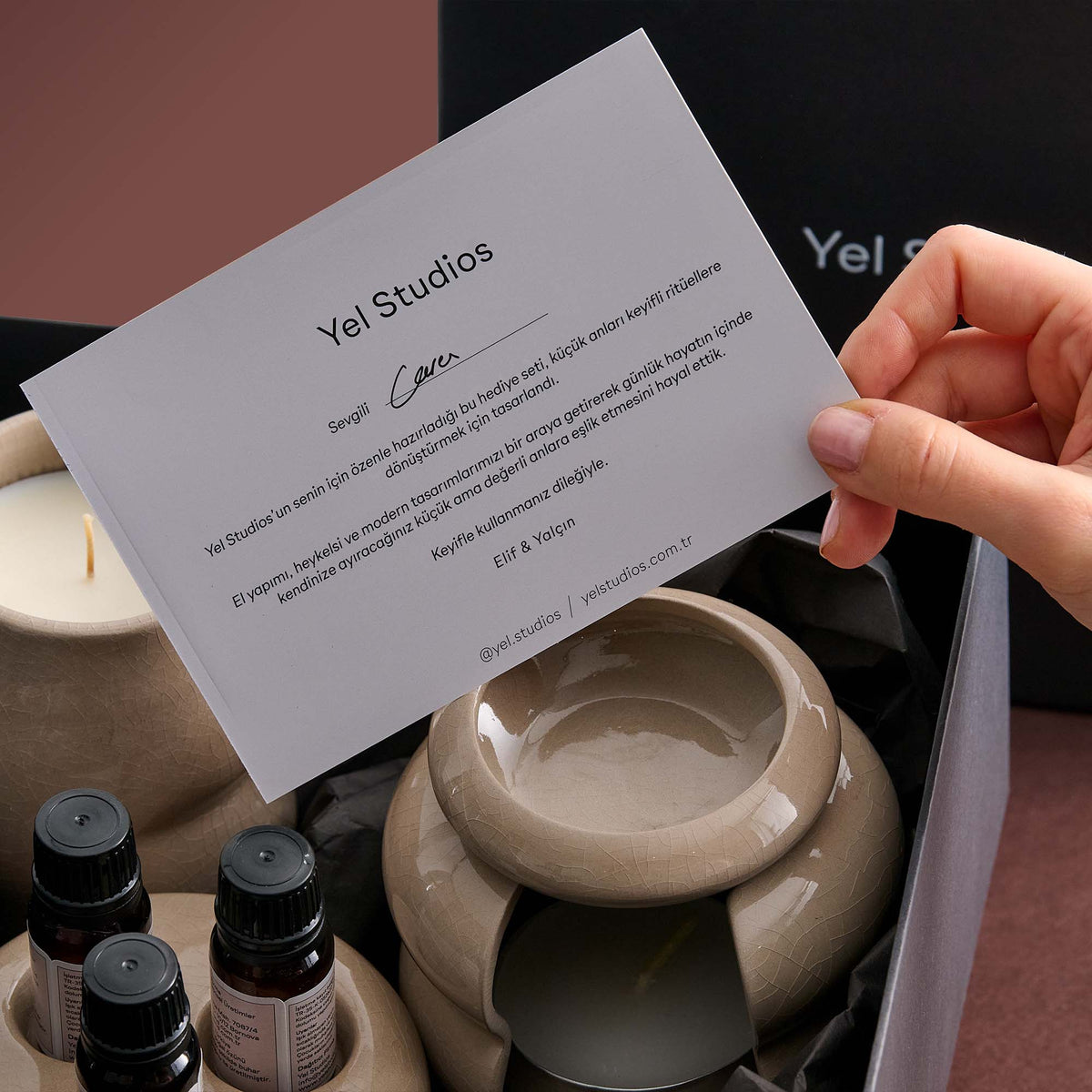 Aromatherapy Essential Oil & Soy Wax Candle Gift Set