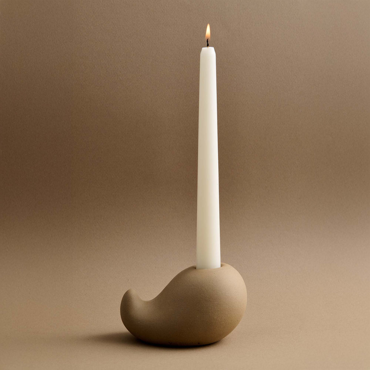 Ceramic Candle Holder & Modern Sculptural  Taper Candlestick